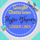 Music Theory Unit 3, Lesson 10: Ledger Lines Digital Resources